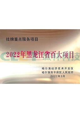 2022年黑龍江省百大項目